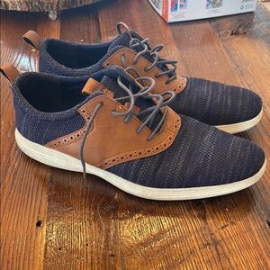 Cole Haan Blue Brown Sneakers with Versatile Design